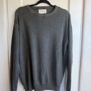 Crewneck Sweater in Charcoal Gray